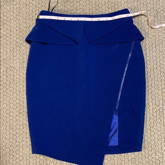 Keepsake the label cobalt skirt small asymmetric - Picture 2 of 7
